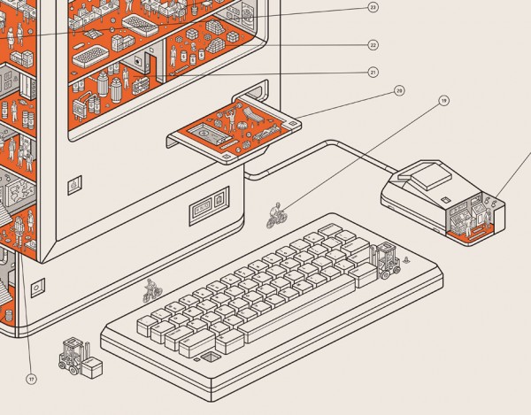 Mac Cutaway poster by We Are Dorothy