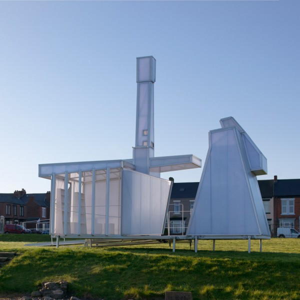 The Mansio mobile booth, gallery and tearoom by architect Matthew Butcher