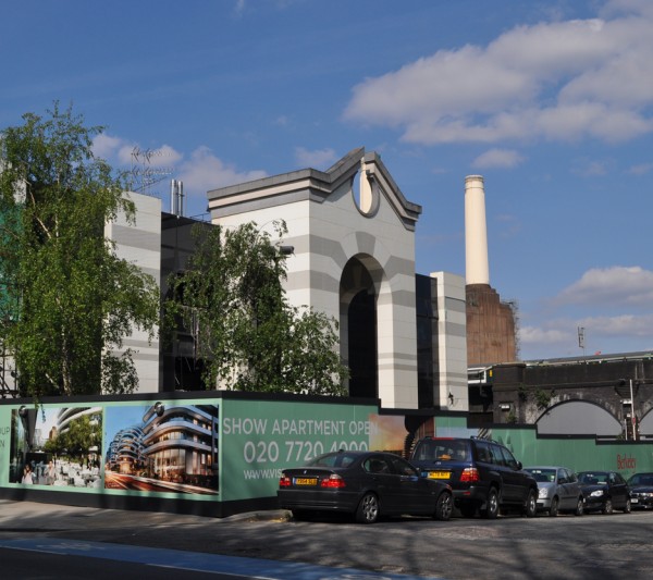 Marco Polo House by Ian Pollard during demolition 