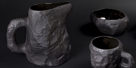 Max Lamb basalt crockery collection