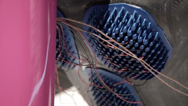Microclimate chair by Greg Lynn at the Nike Nature of Motion exhibition