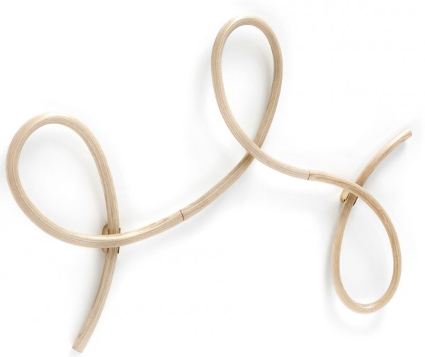 Wooden coat hanger by GamFratesi for Gebrüder Thonet