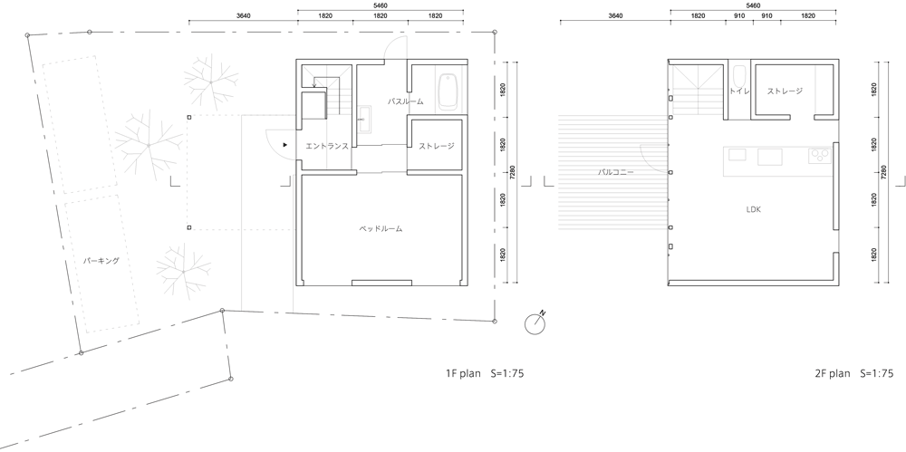 Module Grid House by Tetsuo Yamaji Architects