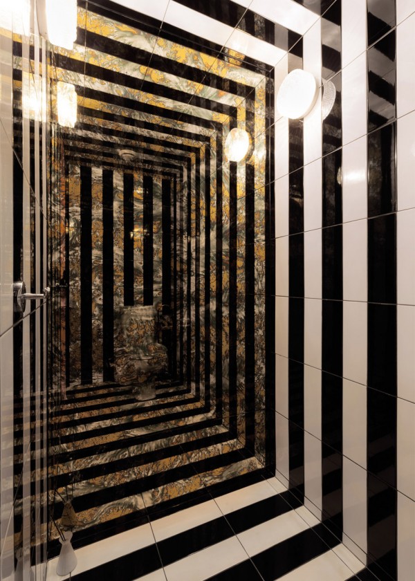 Naive Champagne Bar interior by AKZ Architecture in Kiev, Ukraine