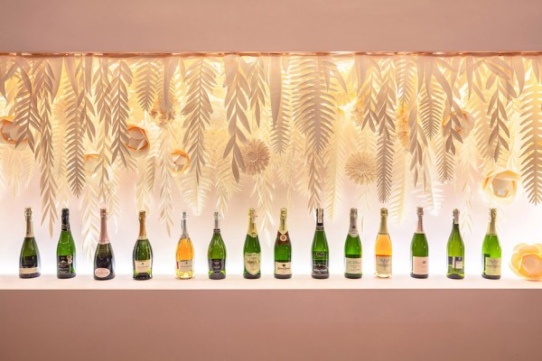 Naive Champagne Bar interior by AKZ Architecture in Kiev, Ukraine