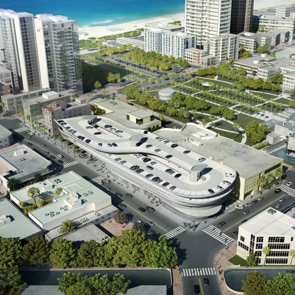 Miami Parking lot design by Zaha Hadid Architects in Florida, USA