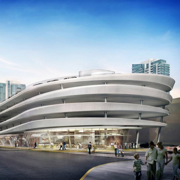 Miami Parking lot design by Zaha Hadid Architects in Florida, USA