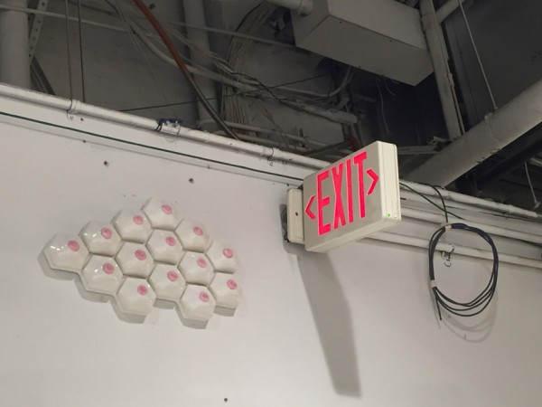 Nipple tiles exhibition by Nicole Nadeau at New York Design Week 2016