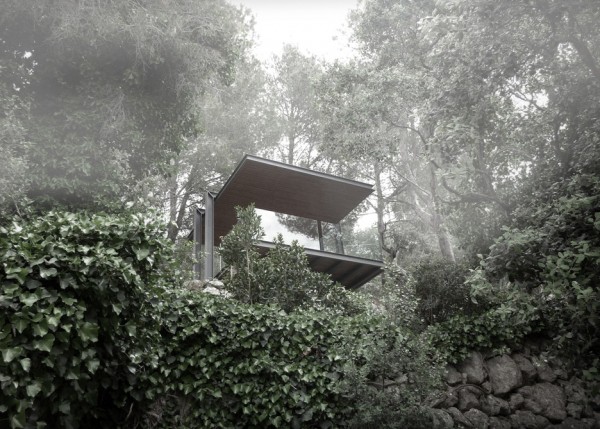 Spain pavilion viewpoint by Philipp Bretschneider of H5 Architekten in Mallorca, Spain