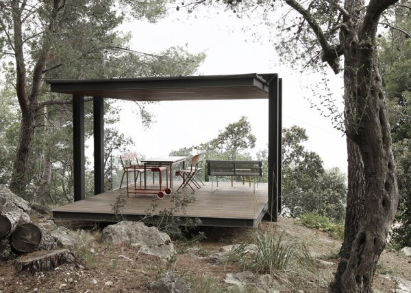 Spain pavilion viewpoint by Philipp Bretschneider of H5 Architekten in Mallorca, Spain