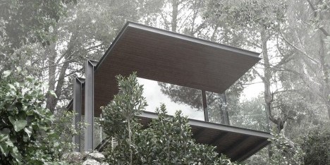 Philipp Bretschneider’s simple garden pavilion frames views over the Mediterranean