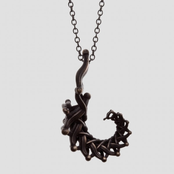 Primitiva Jewellery designed by Katrin Olina combines digital and bronze age techniques