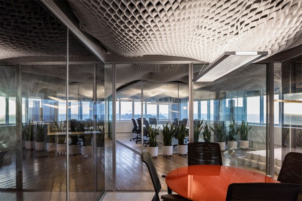 PRS office interior in Tel Aviv, Israel by Paritzki & Liani Architects
