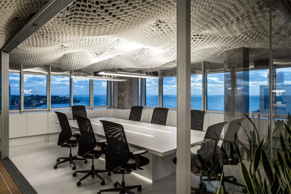PRS office interior in Tel Aviv, Israel by Paritzki & Liani Architects