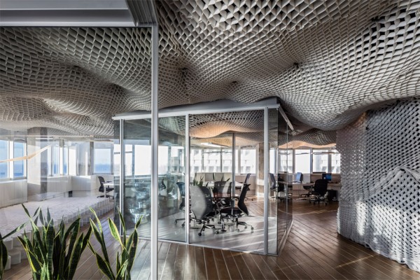 PRS office interior in Tel Aviv, Israel by Paritzki & Liani Architects