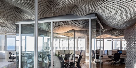 PRS office interior in Tel Aviv, Israel by Paritzki & Liani Architects