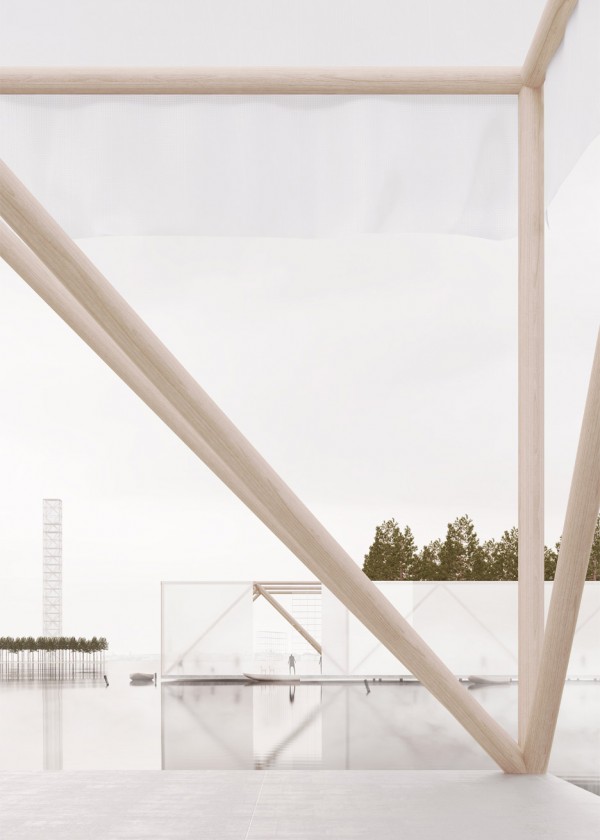 Trees by Arrhov Frick for the Forest of Venice installation at the Venice Architectural Biennale 2016