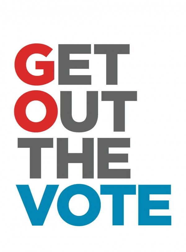 Roberto DeOliveira's entry to Get Out the Vote, graphic design campaign for the presidential election