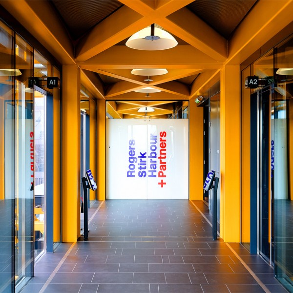 Architecture News: Rogers Stirk Harbour and Partners office interior in the Cheesegrater, Leadenhall Building London, UK