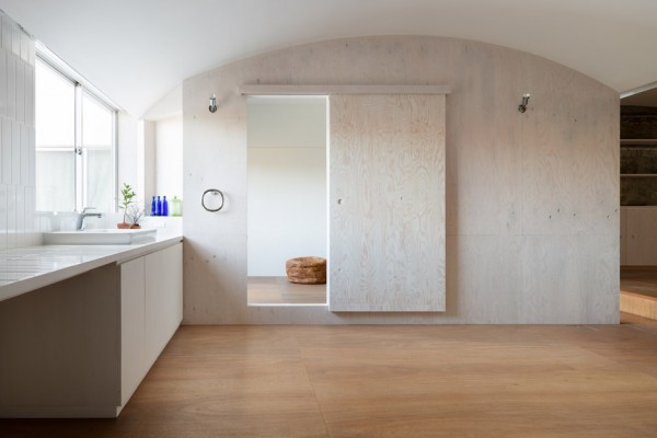 Team Living House by Masatoshi Hirai Architects Atelier, an apartment interior renovation in Tokyo, Japan