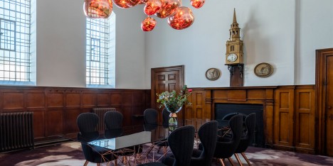 Tom Dixon furniture and lighting exhibition at The Church for Clerkenwell Design Week 2016
