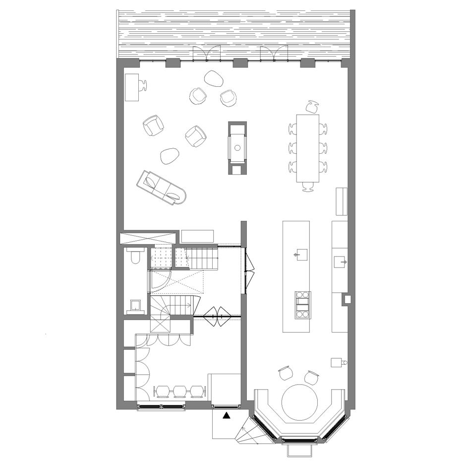 Transformation of a former private museum into a home in Rotterdam by Paul de Ruiter and Chris Collaris
