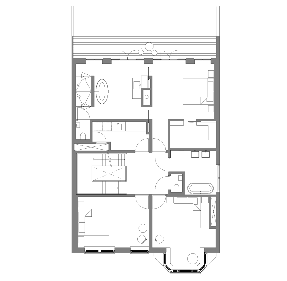 Transformation of a former private museum into a home in Rotterdam by Paul de Ruiter and Chris Collaris