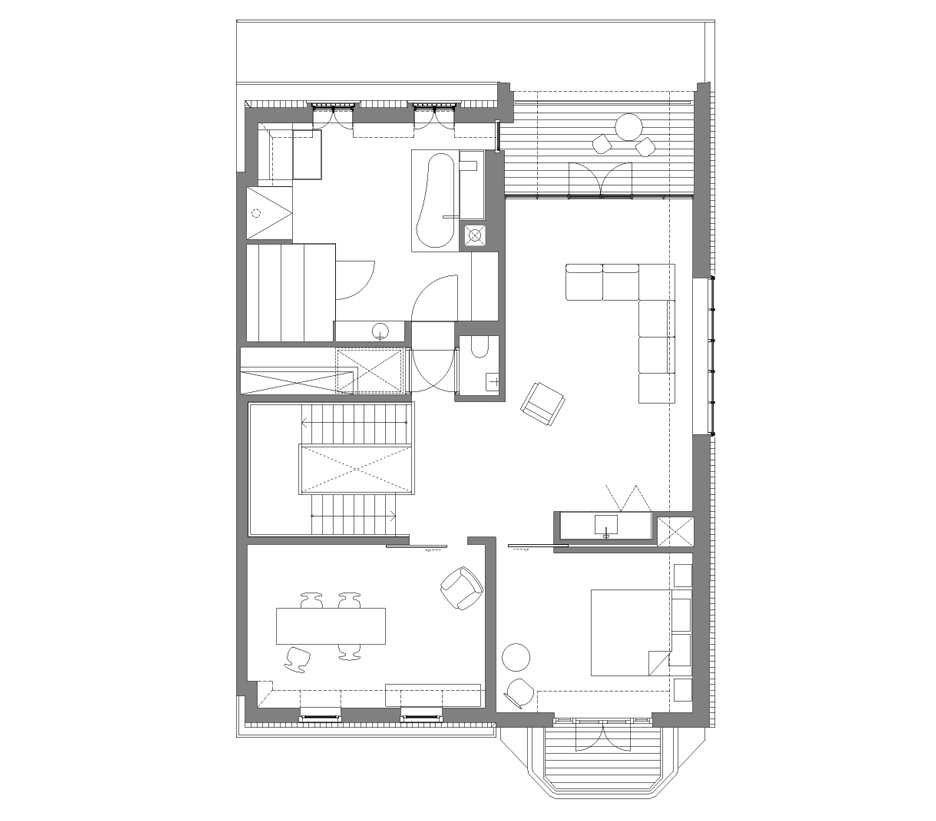 Transformation of a former private museum into a home in Rotterdam by Paul de Ruiter and Chris Collaris