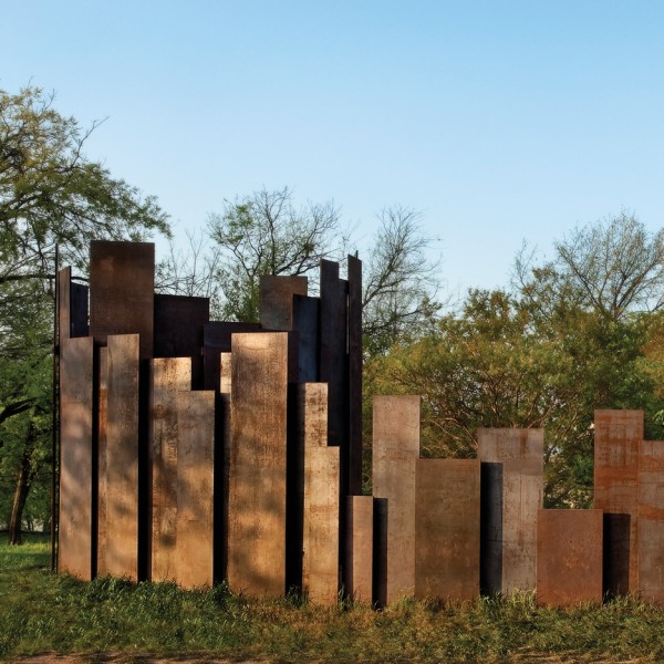 Restroom designed by Miro Rivera Architects for the Lady Bird Hike Trail on the banks of the Colorado River in Texas
