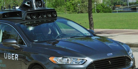 Uber is testing a driverless taxi on the streets of Pittsburgh