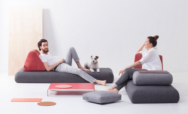 Urban Nomad sofa designed by Anikó Rácz for Hannabi