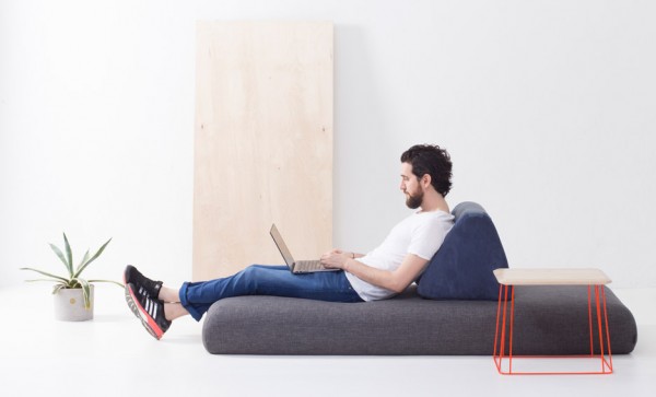 Urban Nomad sofa designed by Anikó Rácz for Hannabi