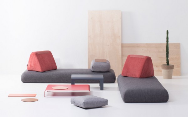 Urban Nomad sofa designed by Anikó Rácz for Hannabi