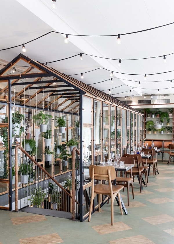Väkst Nordic restaurant interior by Genbyg in Copenhagen, Denmark