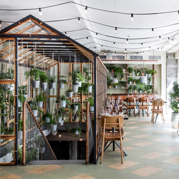 Väkst Nordic restaurant interior by Genbyg in Copenhagen, Denmark