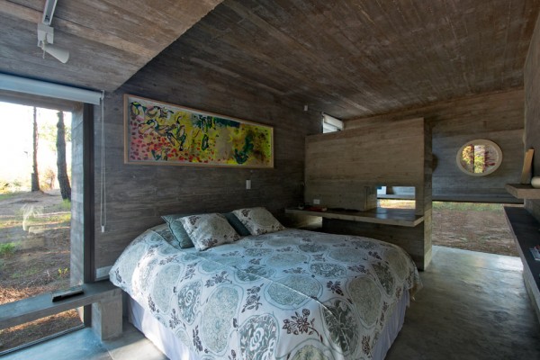 Valeria house by Liciano Kruk and Maria Victoria Besonias which is built in a forest near Buenos Aries