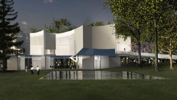 Steven Holl arts centre in Pennsylvania
