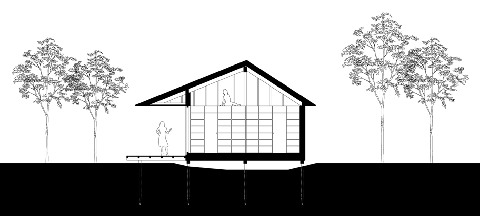 The Lake House project by JRKVC Architects in Slovakia