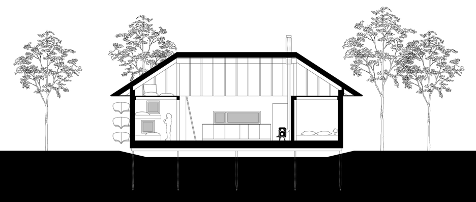 The Lake House project by JRKVC Architects in Slovakia