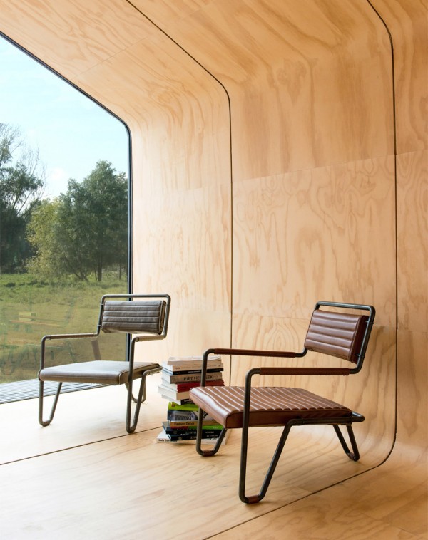 wikkelhouse is a cardboard modular building system by fiction factory in the Netherlands