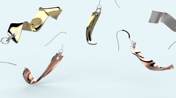 Windswept jewellery by Love and Robots