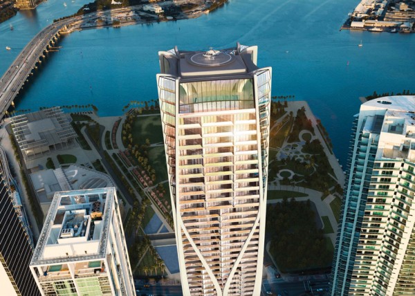 Zaha Hadid's One Thousand Museum residential tower in Miami