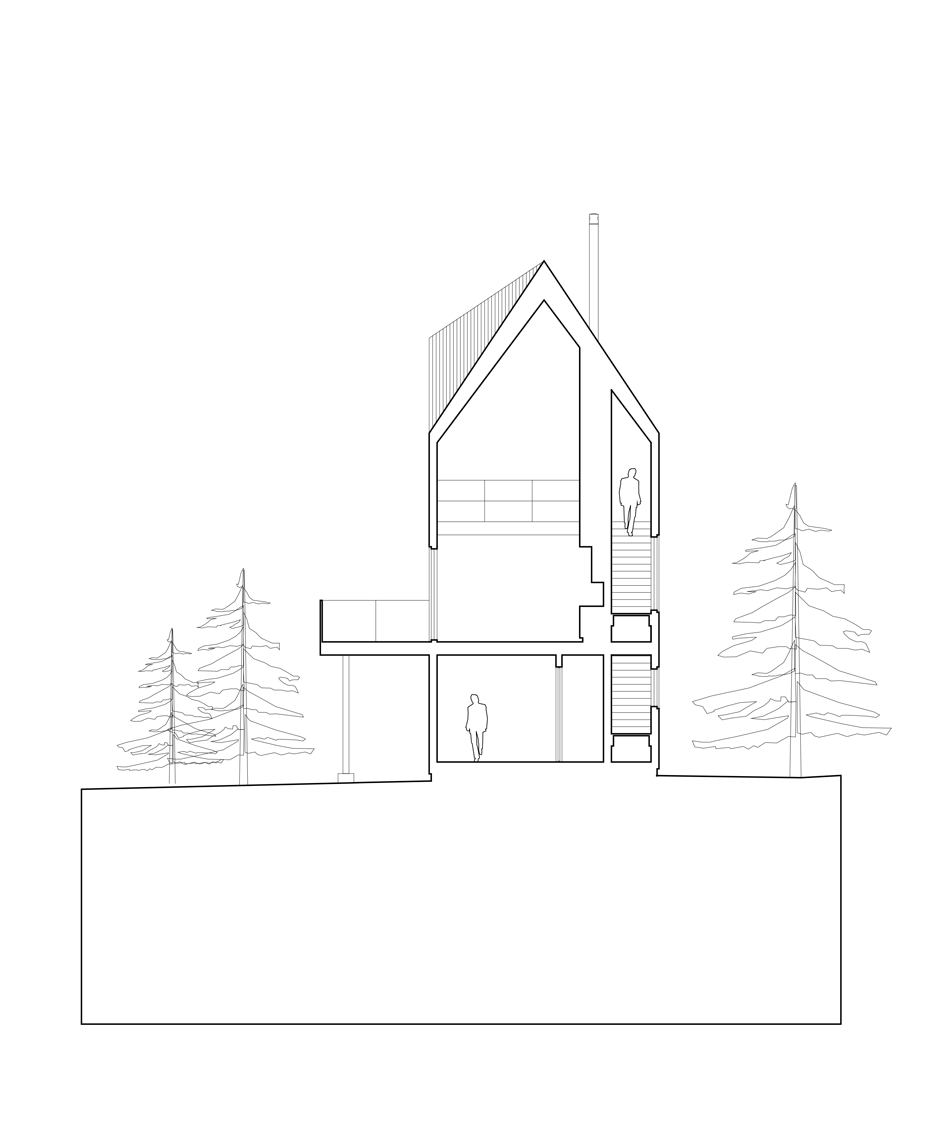 Rabbit Snare Gorge cabin by Design Base 8 and Omar Gandhi