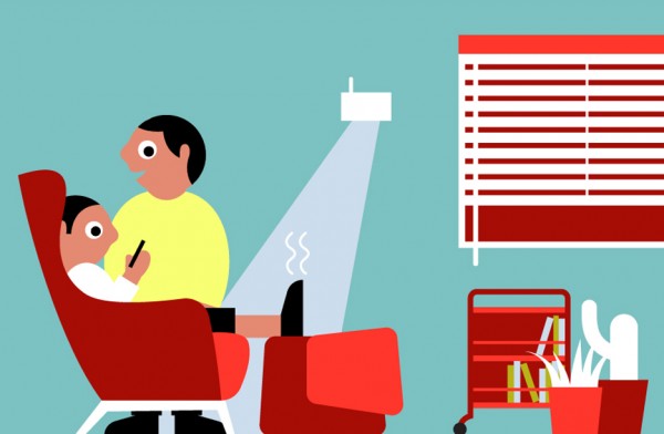 Haworth white paper sensor technology future office design research illustration