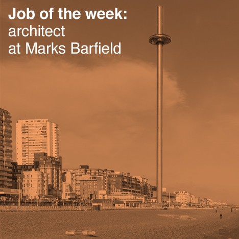 Job of the week: architect at Marks Barfield Architects