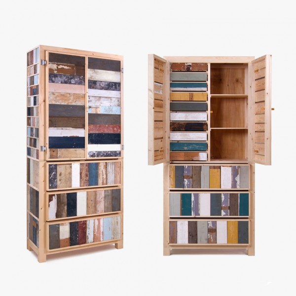 Scrapwood furniture by Piet Hein Eek