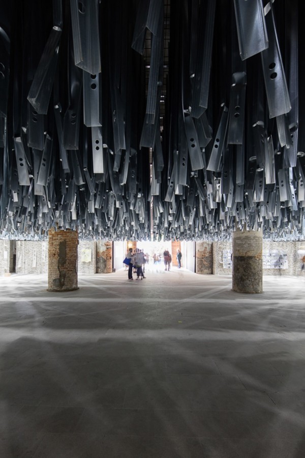 Arsenale entrance exhibition at Venice Biennale 2016