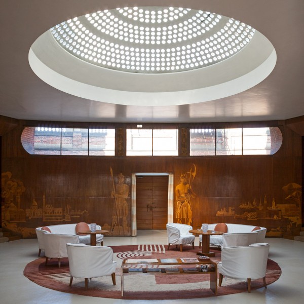 Art Deco London map