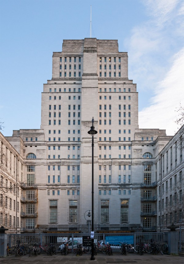 Art Deco London map
