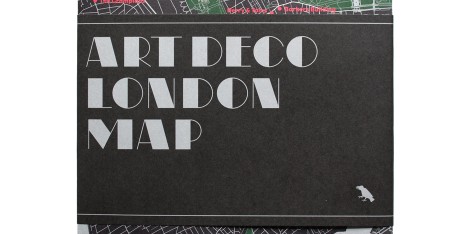Art Deco London map